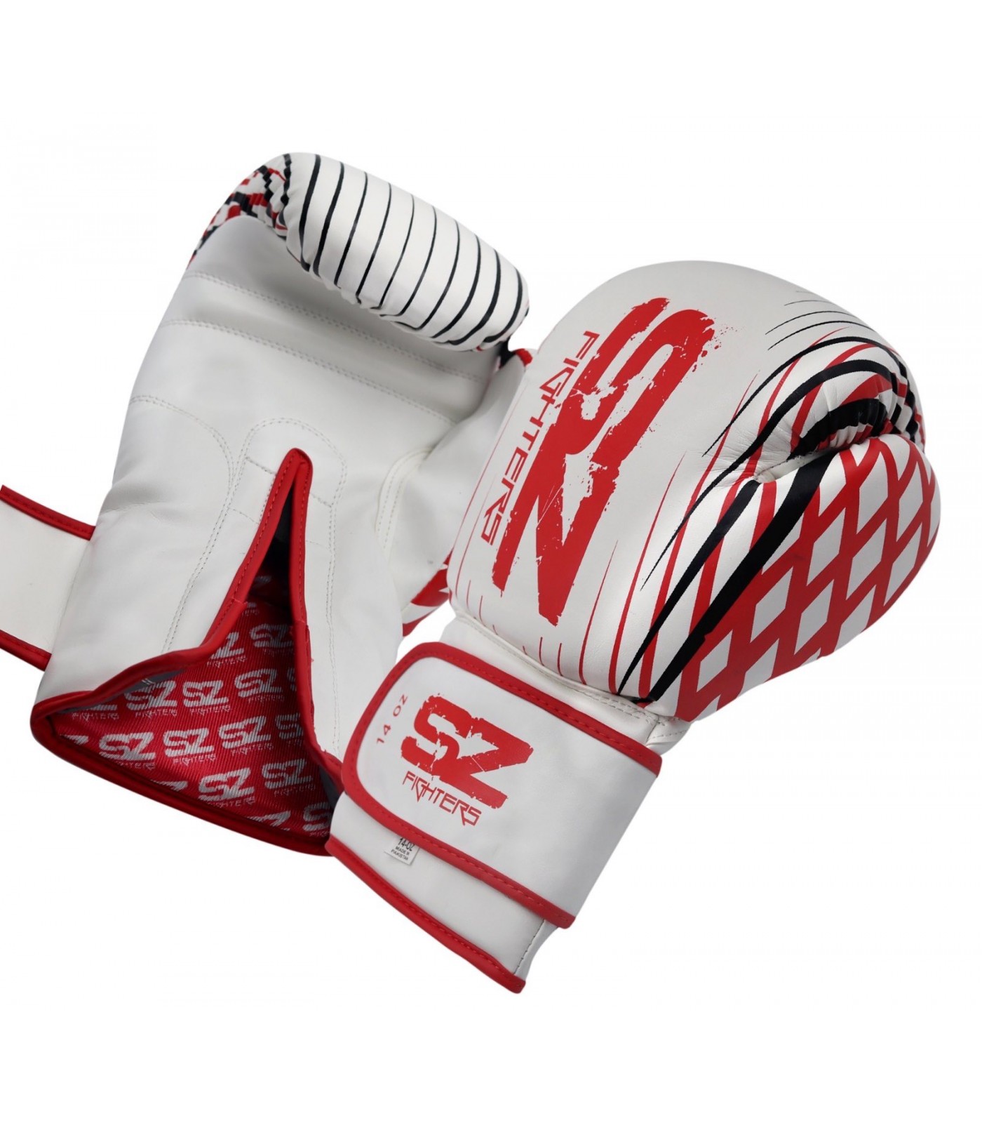 SZ Fighters - Боксови ръкавици Изкуствена кожа - Plasma - Red​